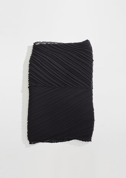 Pleated Basic Scarf by Pleats Please Issey Miyake- La Garçonne