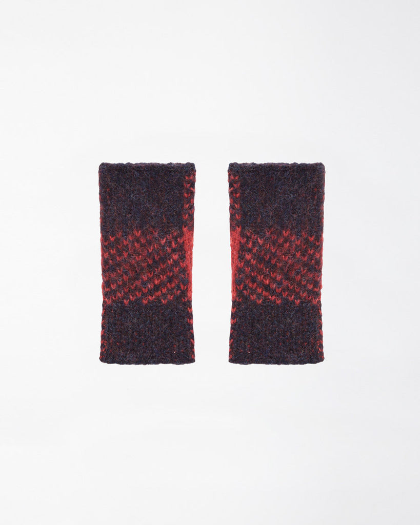 Cammie Plaid Fingerless Mittens