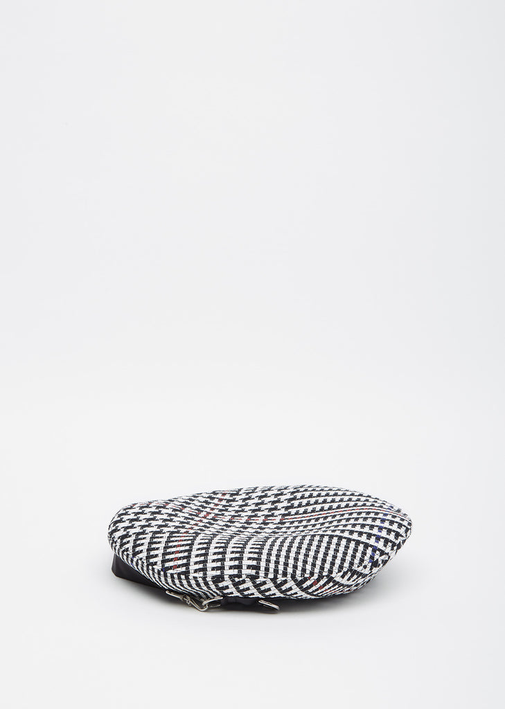Cotton Check Beret