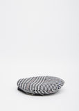 Cotton Check Beret