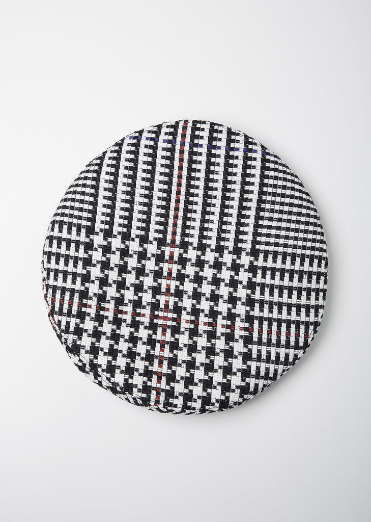 Cotton Check Beret
