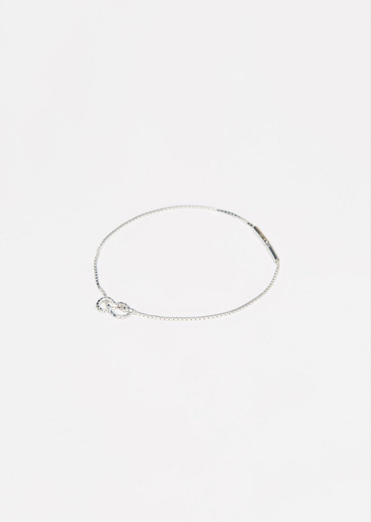Silver Infinity Fine Bracelet