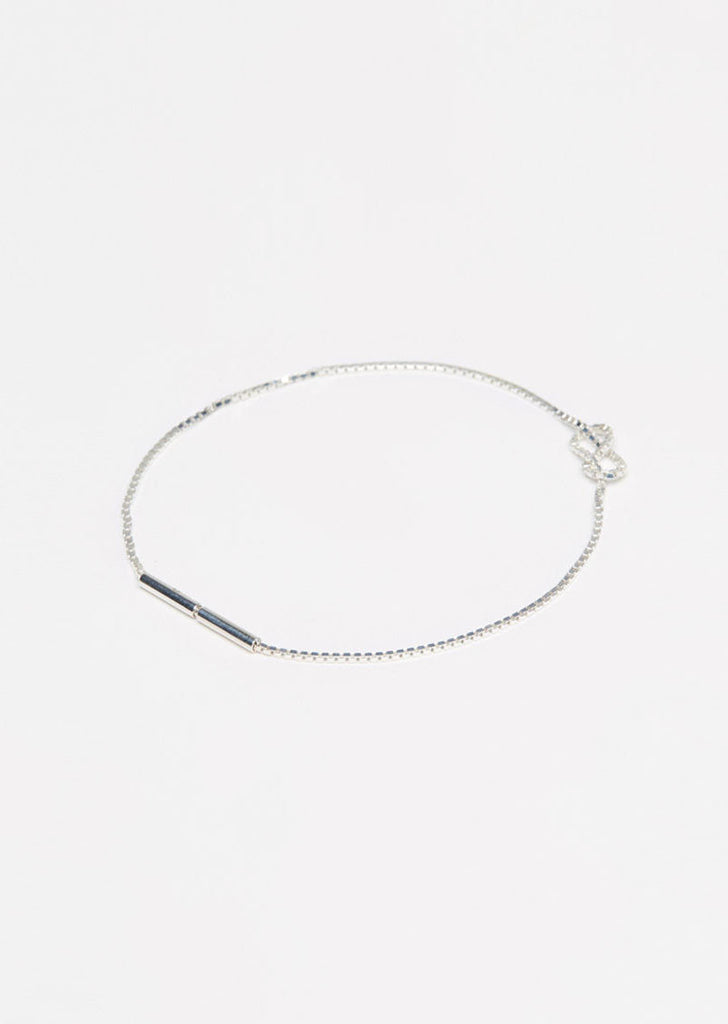 Silver Infinity Fine Bracelet