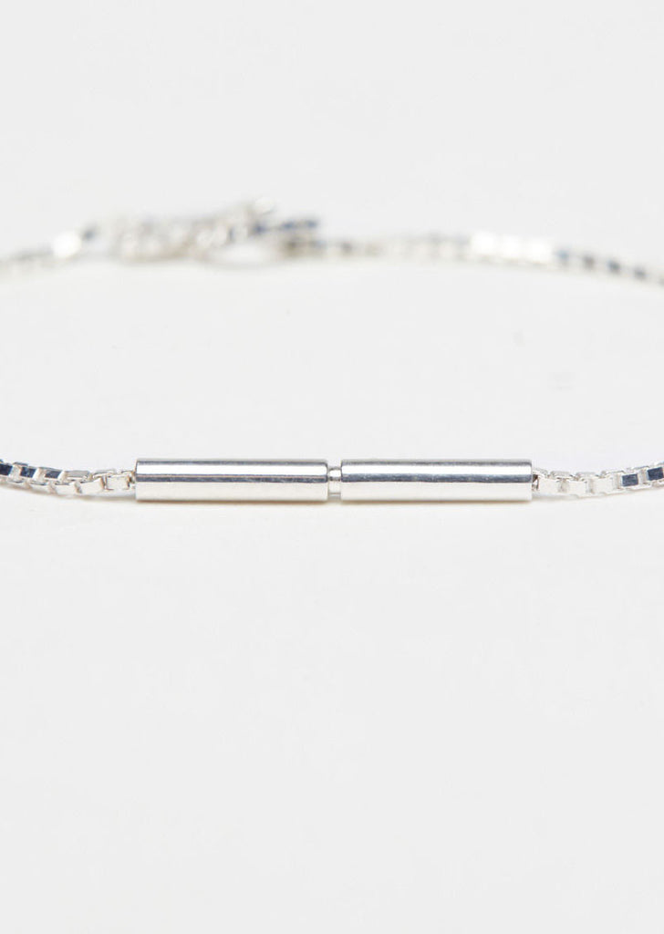 Silver Infinity Fine Bracelet