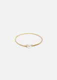14K Gold & Freshwater Pearl Boule Bracelet
