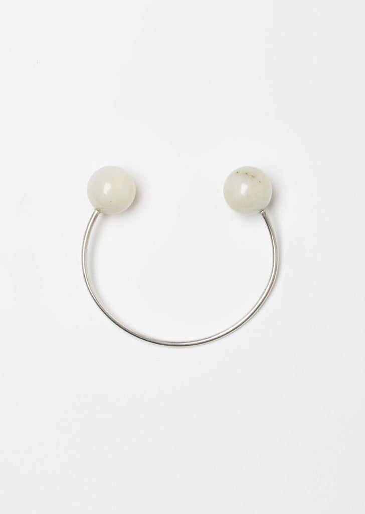 Silver & Risar Stone Isar Bangle No.1
