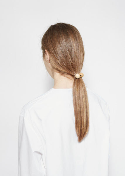 Wood Hair Tie by Saskia Diez - La GarÁonne