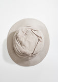Gathered Linen Hat