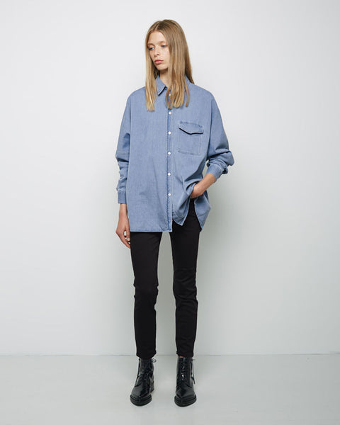 Jetson Oversized Denim Shirt – La Garçonne