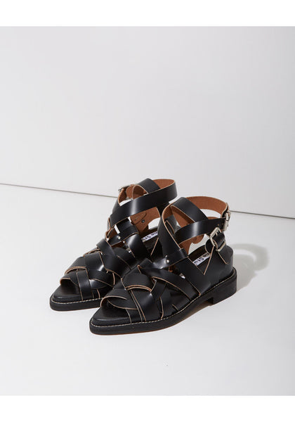 Lenna Woven Sandals – La Garçonne