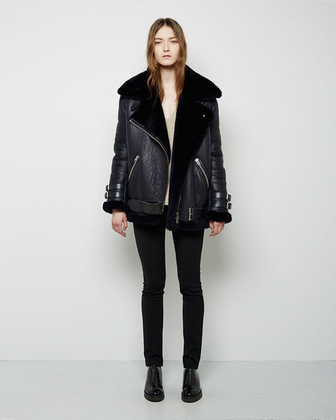 【SINOON】OVERSIZED SHEARLING JACKET SINOON] OVERSIZED SHEARLING JACKET (BEIGE) | Pay ID