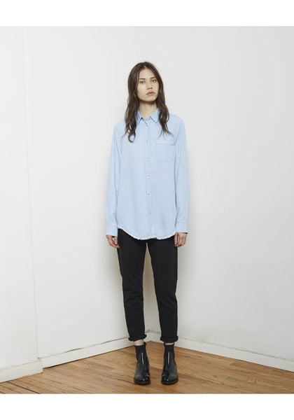 Wave Denim Shirt – La Garçonne