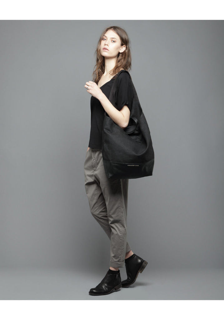 Alpha Linen Shopper Tote