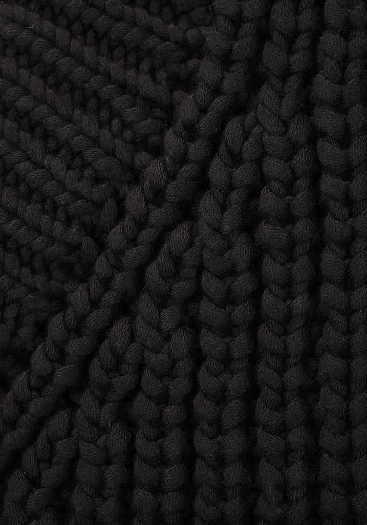 Cropped Mock Neck Pullover