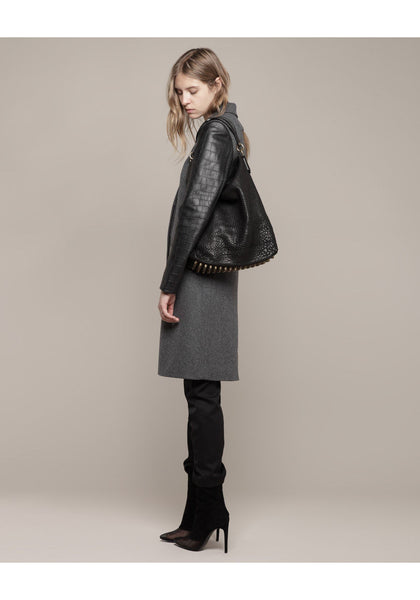 black leather and shearling alexander wang backpack Darcy Bag – La Garçonne
