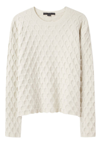 Embossed Crewneck Pullover
