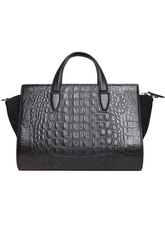 Embossed Pelican Satchel
