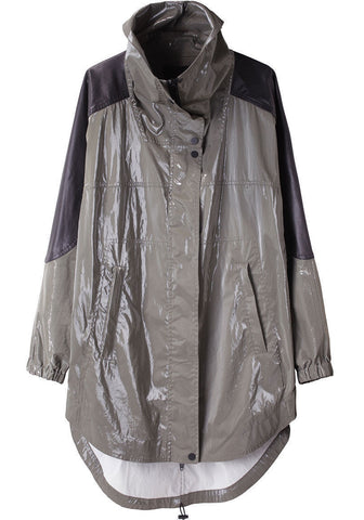 Funnel Neck Fishtail Parka