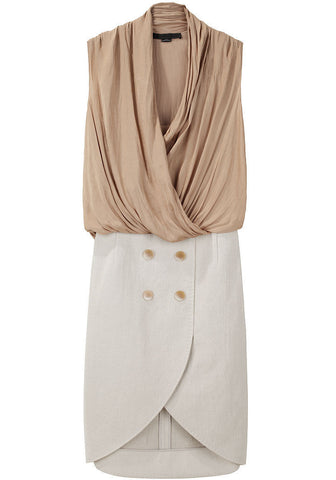 Tailored Blouson Dress