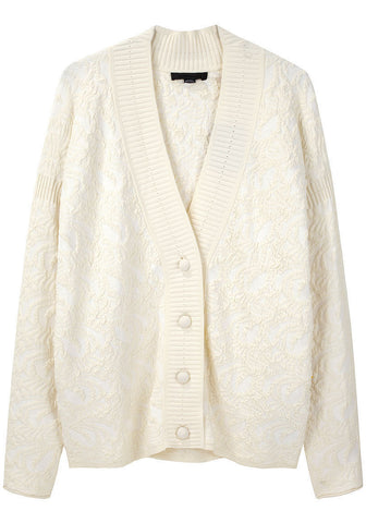 Textured Boyfriend Cardigan