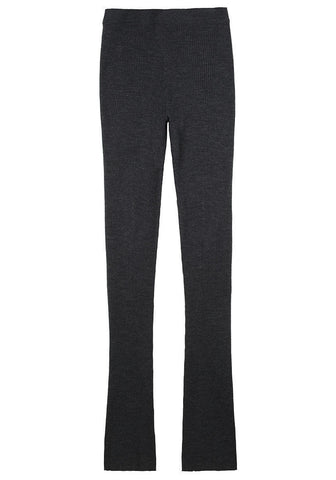 Wool Ribbed Leggings