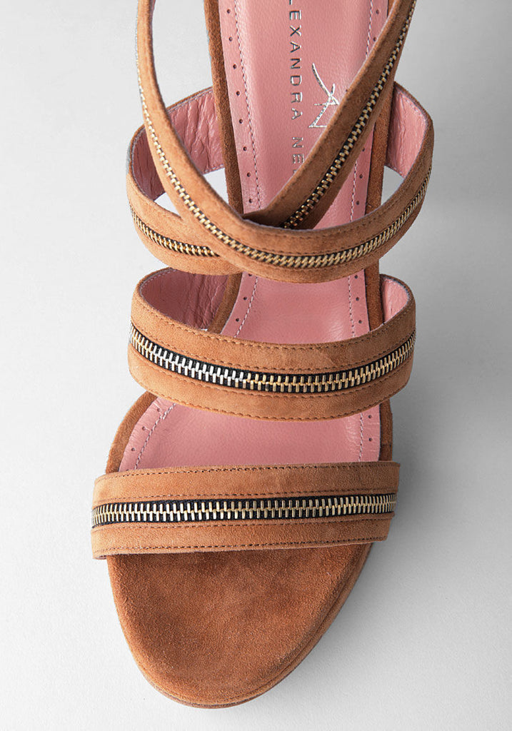 Zigzag Zipper Heel