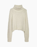 Carrine Cropped Turtleneck