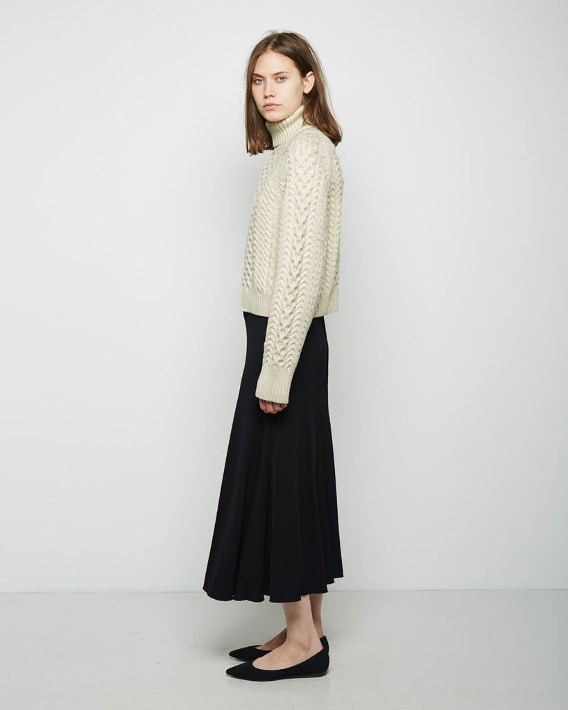 Carrine Cropped Turtleneck