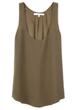Textured Silk Tank