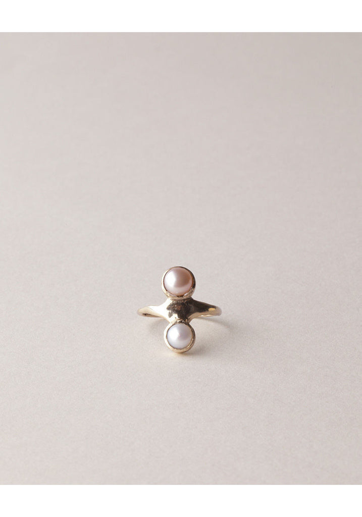 Double Pearl Ring