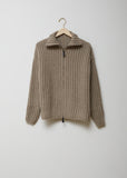 Alpaca Cardigan with Zip