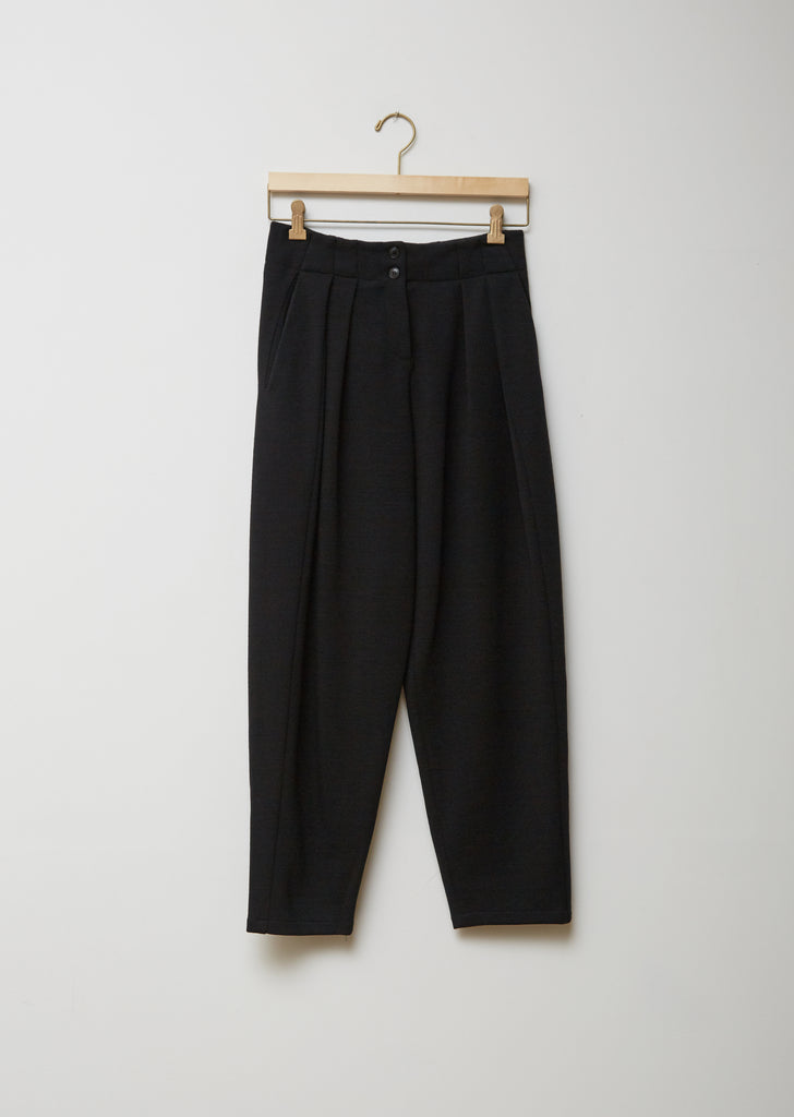 Jersey Pants with Pleats
