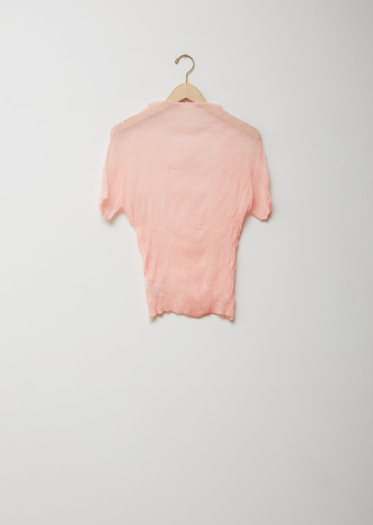 Chiffon Twist 2 Turtleneck T Shirt