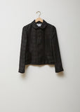 Rayon Polyester Check Cutwork Jacket