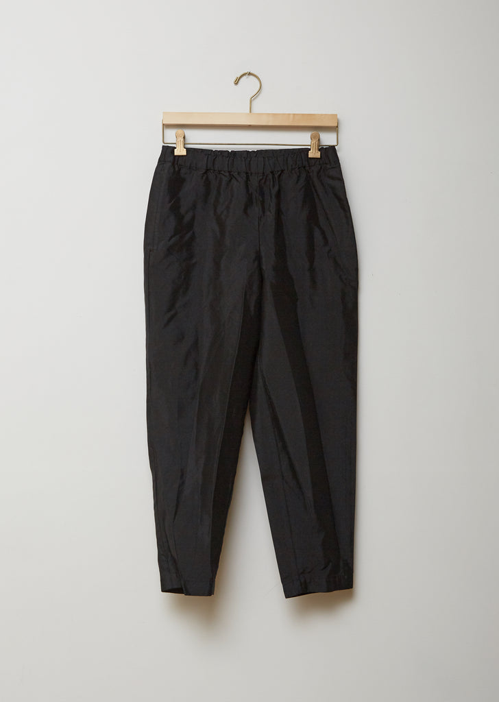 Polyester Irregular Weft Satin Garment Treated Pants