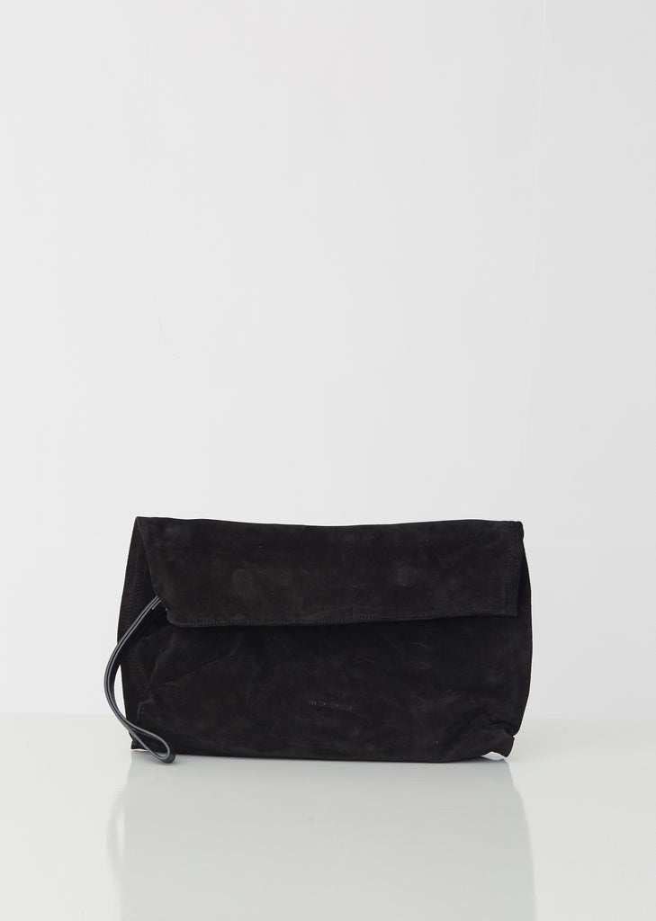 Suede Roll Clutch