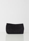 Suede Roll Clutch