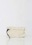 Suede Roll Clutch