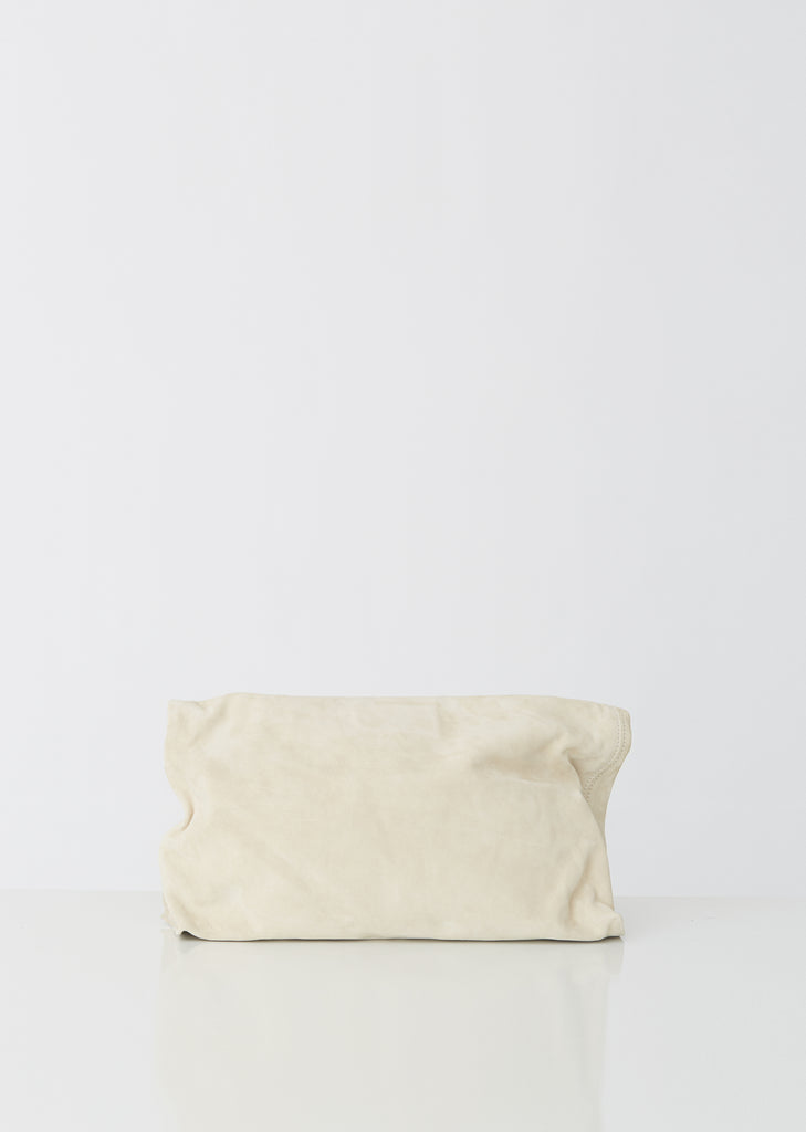 Suede Roll Clutch