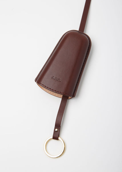 VIPSALE☆【Chloe】Leather Keychain Chloé Logo Bag Charm In Shiny Leather | Chloé US