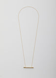 18K Bar Necklace 05 with Diamond — 750mm