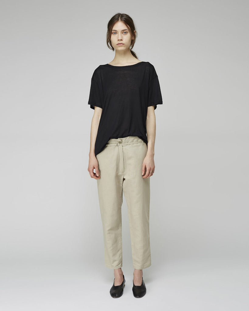 Cropped Linen Pant
