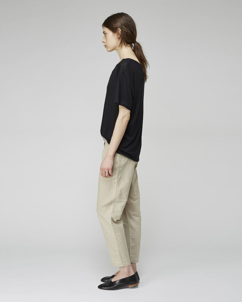 Cropped Linen Pant