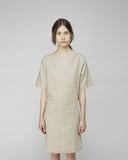 Cut-Out Linen Dress