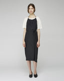 Silk Charmeuse Apron Dress