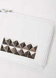 Stud Half Zip Wallet