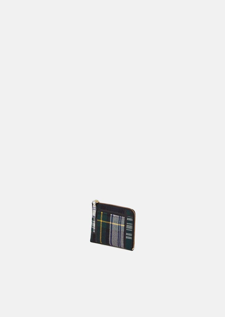 Tartan Patchwork Half Zip Wallet