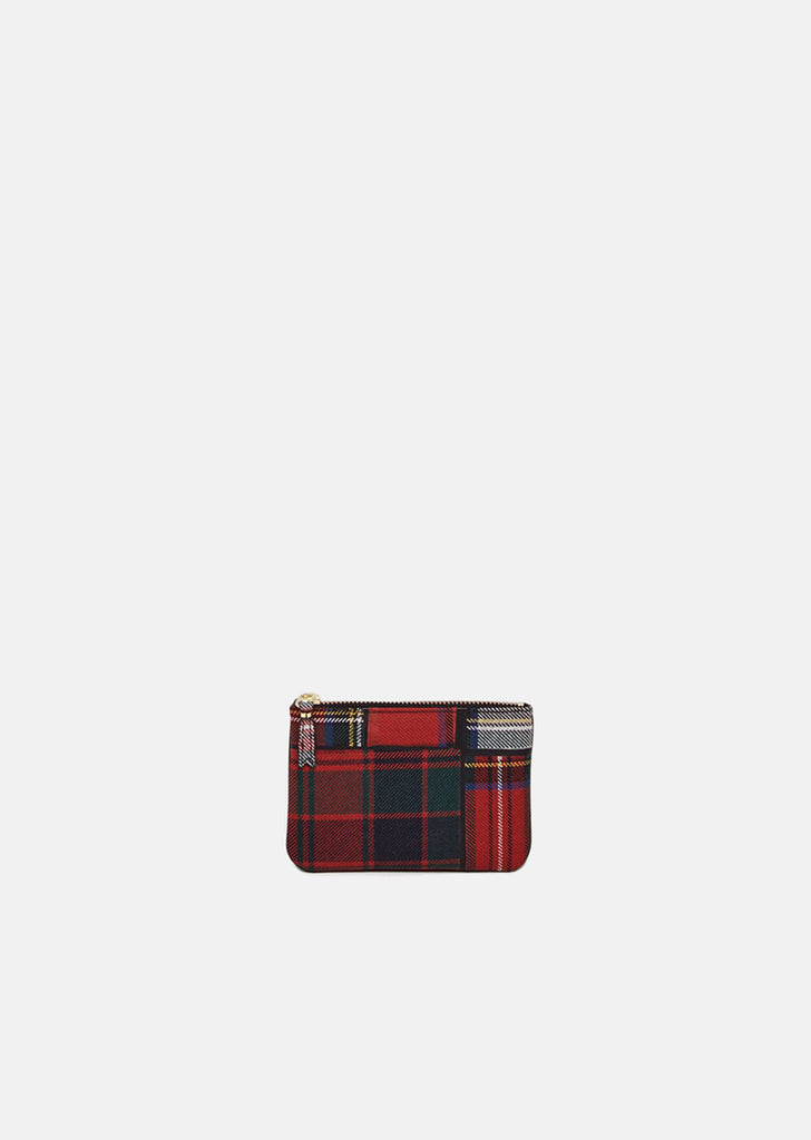 Tartan Patchwork Mini Zip Pouch