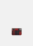 Tartan Patchwork Mini Zip Pouch