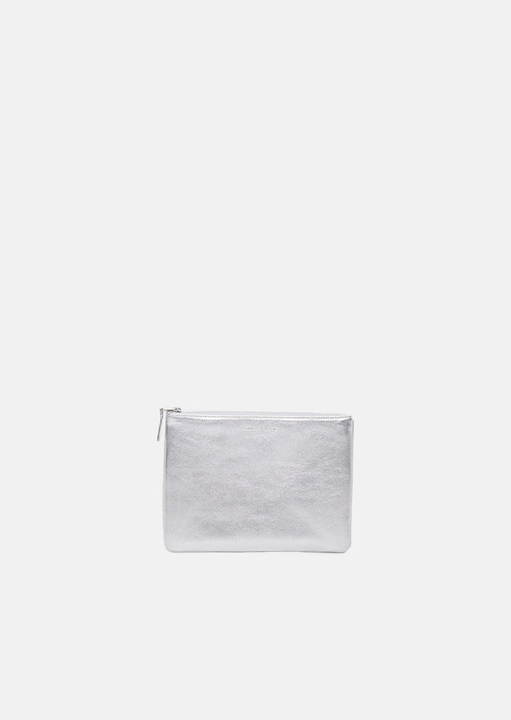 Silver Zip Pouch